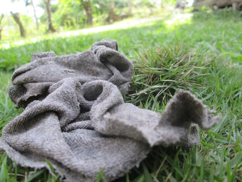Upcycled Fabric Rag Rug